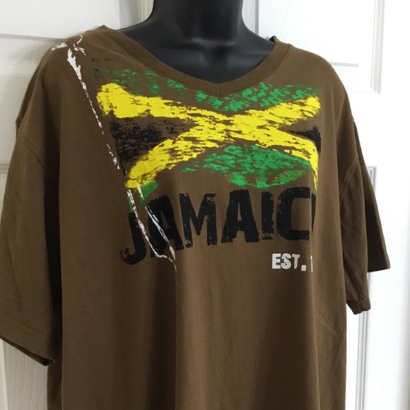 Surf Classic Premium Quality Organic Cotton “Jamaica” T-Shirt - Picture 1 of 8